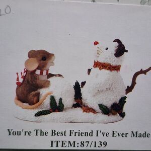 Charming Tails Fitz And Floyd‎ "You're The Best Friend I've Ever Made" 87/139